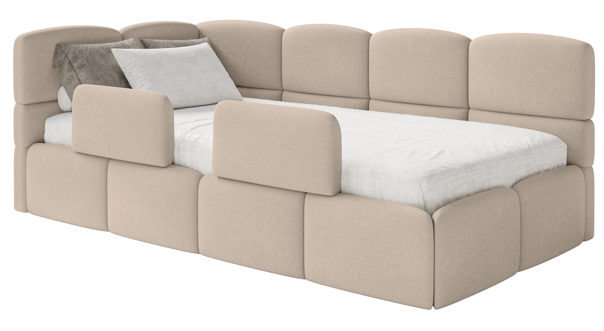 Gulta ar matraci Clod 220/88/110 cm Melody 13 - N1 Home