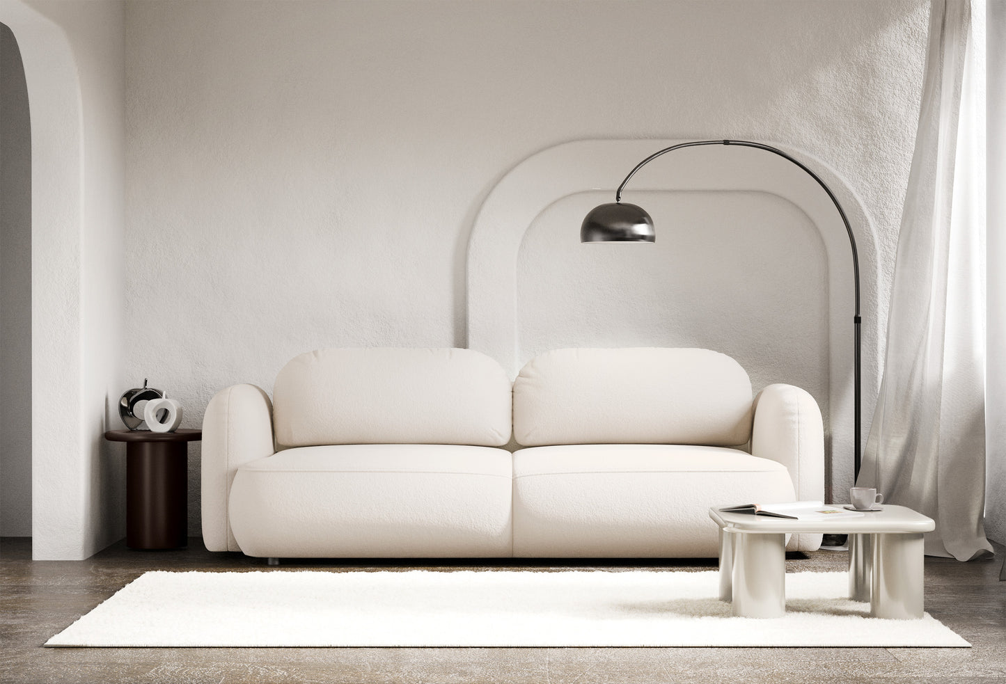 Dīvāns Tvors 82/253/110 cm Flow 08 - N1 Home