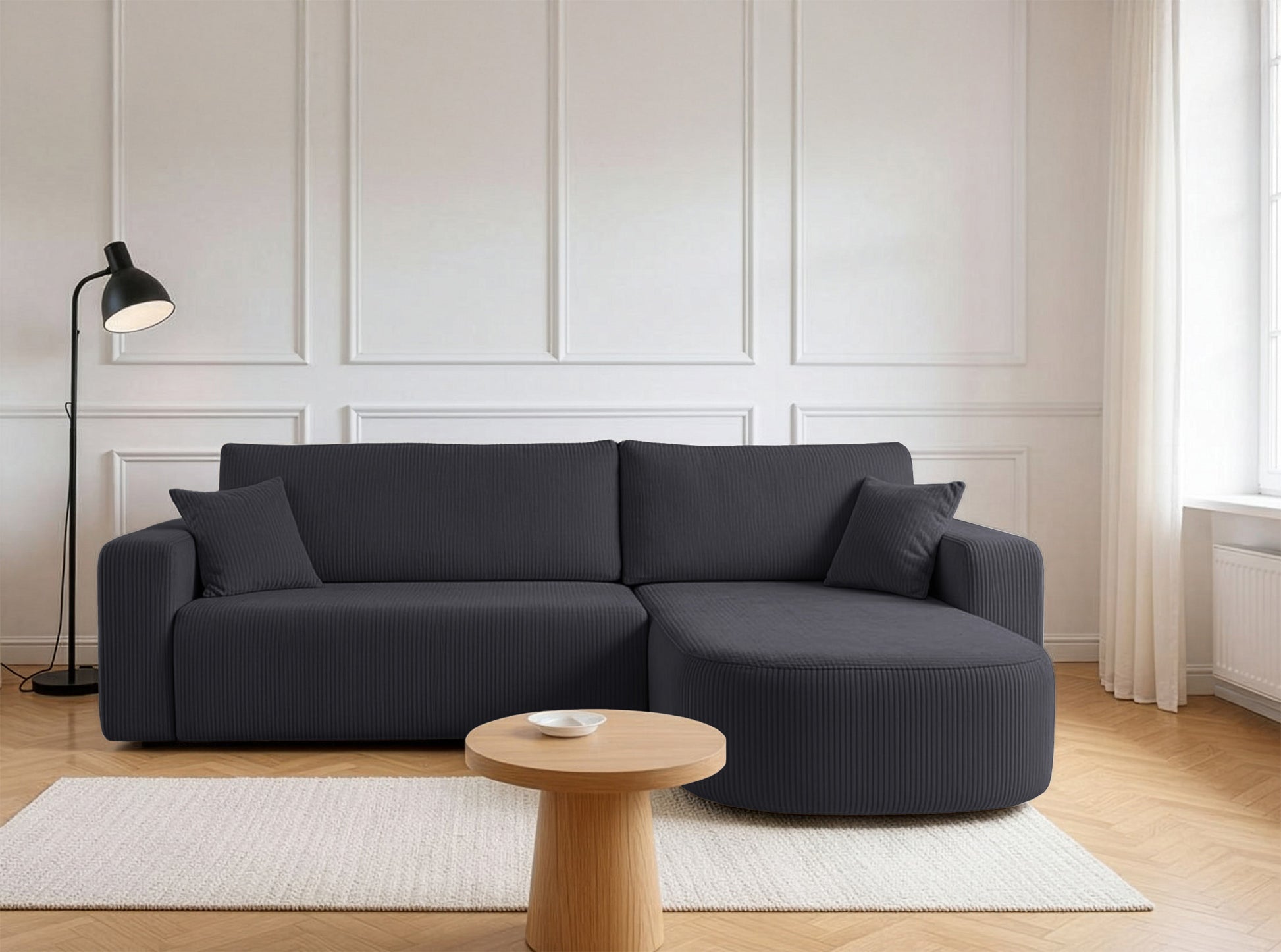 Dīvāns Teos 85/275/170 cm Poso 115 - N1 Home