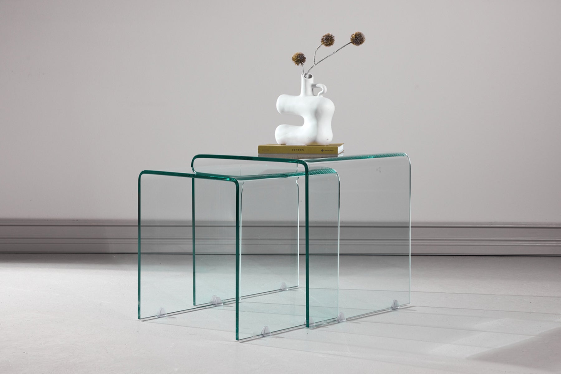 Kafijas galds Avis 42/42/42 cm stikls - N1 Home