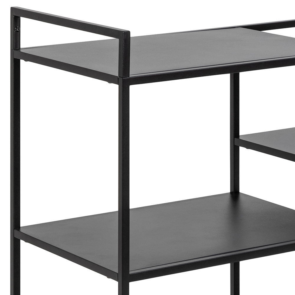 Metāla plaukts Ronda 78/85/40 cm melns