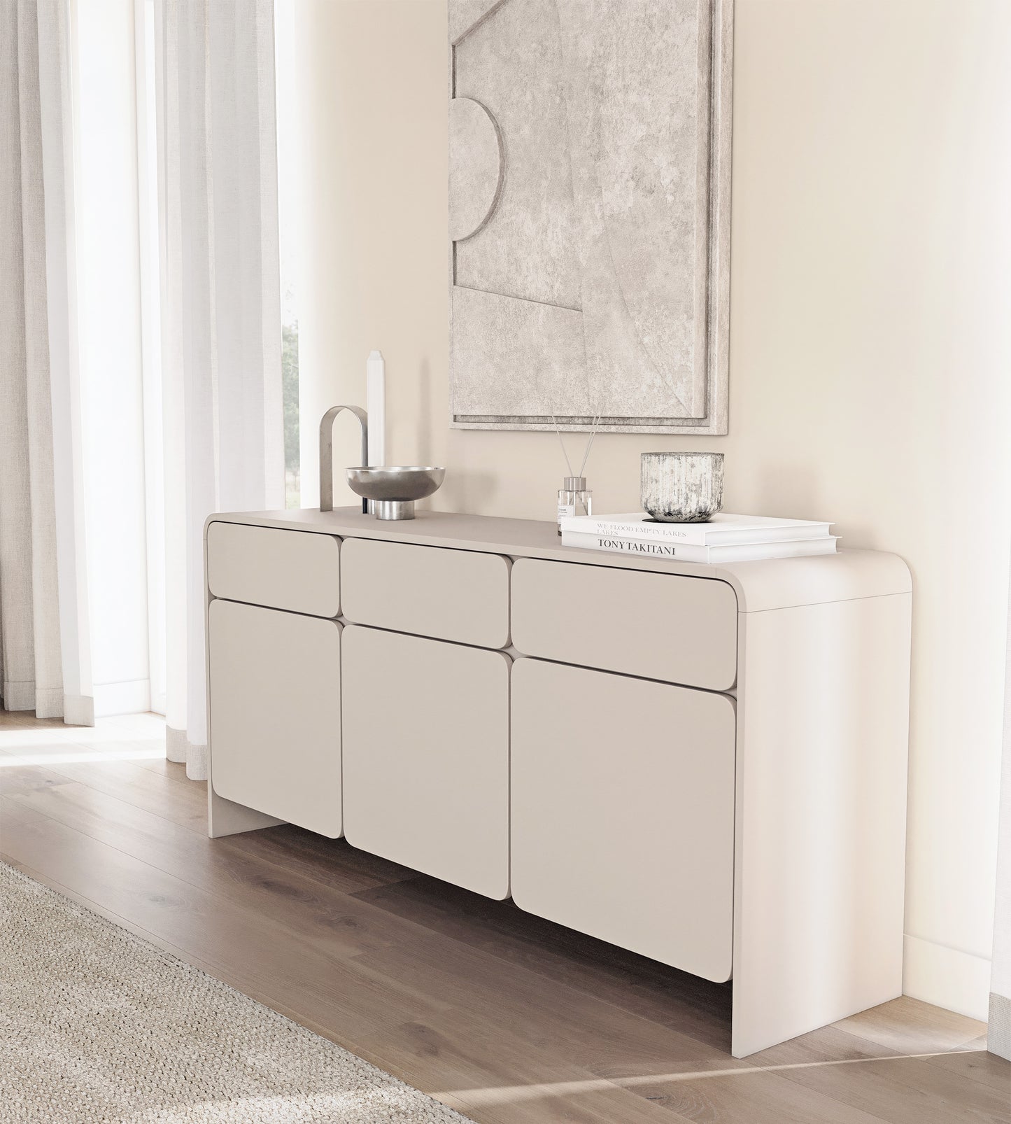 Kumode Leiela 72/156/39 cm kašmirs