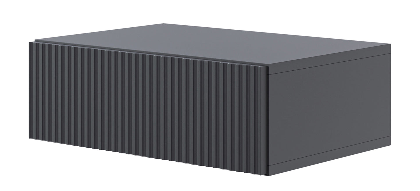 Naktsskapis Velda 50/17/35 cm melns - N1 Home