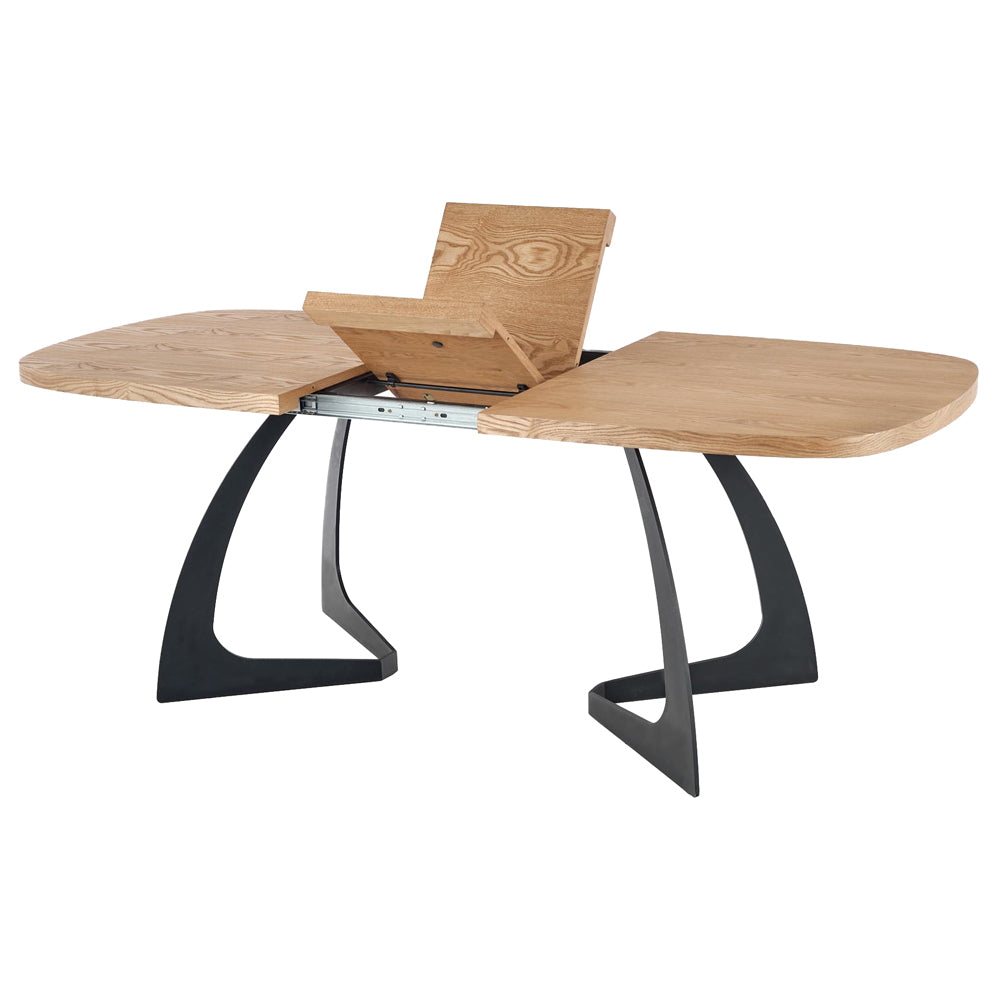 Galds Difints 75/160-200/90 cm dabīgs ozols - N1 Home