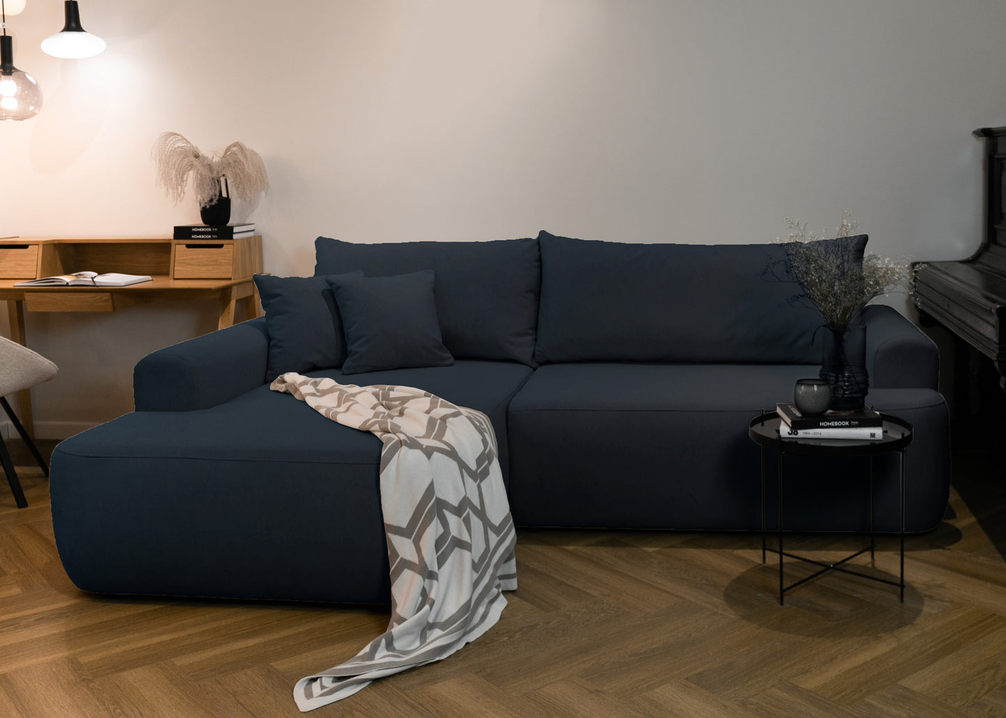 Dīvāns Ovors 260/93/165 cm Castel 79 - N1 Home