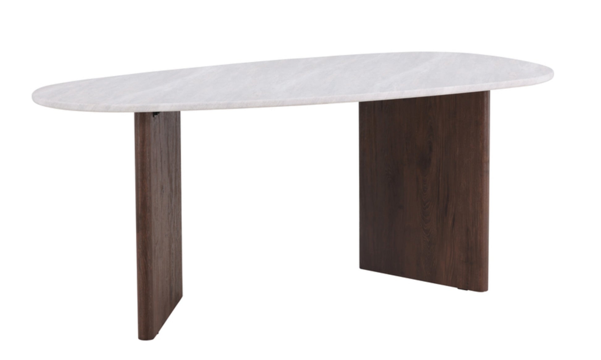 Galds 180/90/75 cm moka/off balts - N1 Home