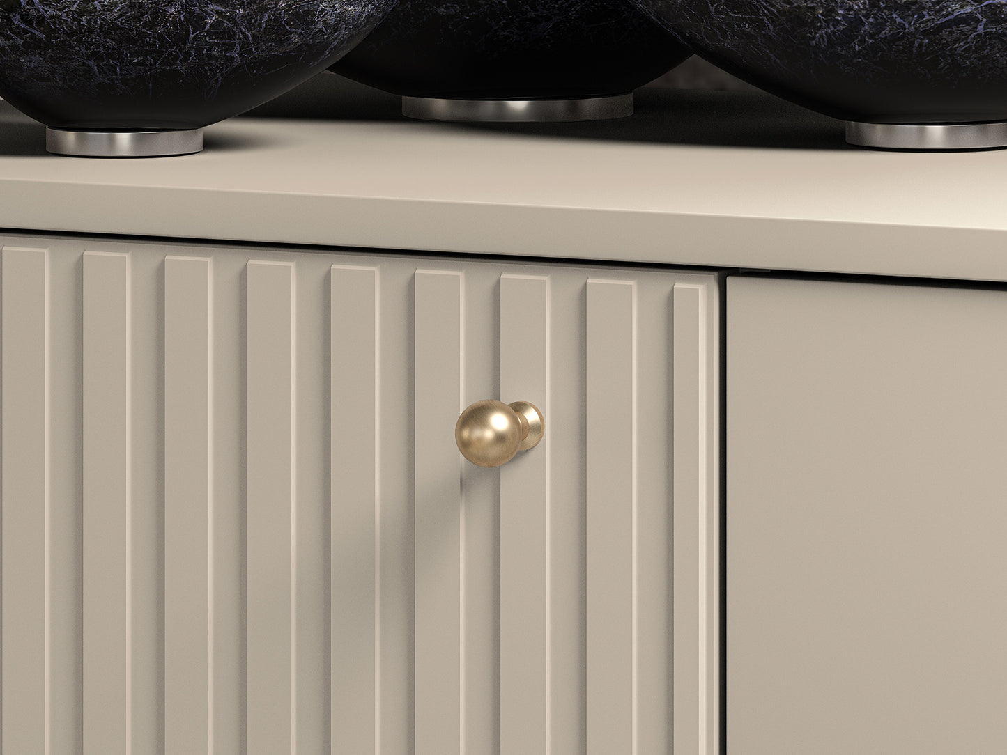 Naktsskapītis Galeto 53/50/34 bēšs - N1 Home