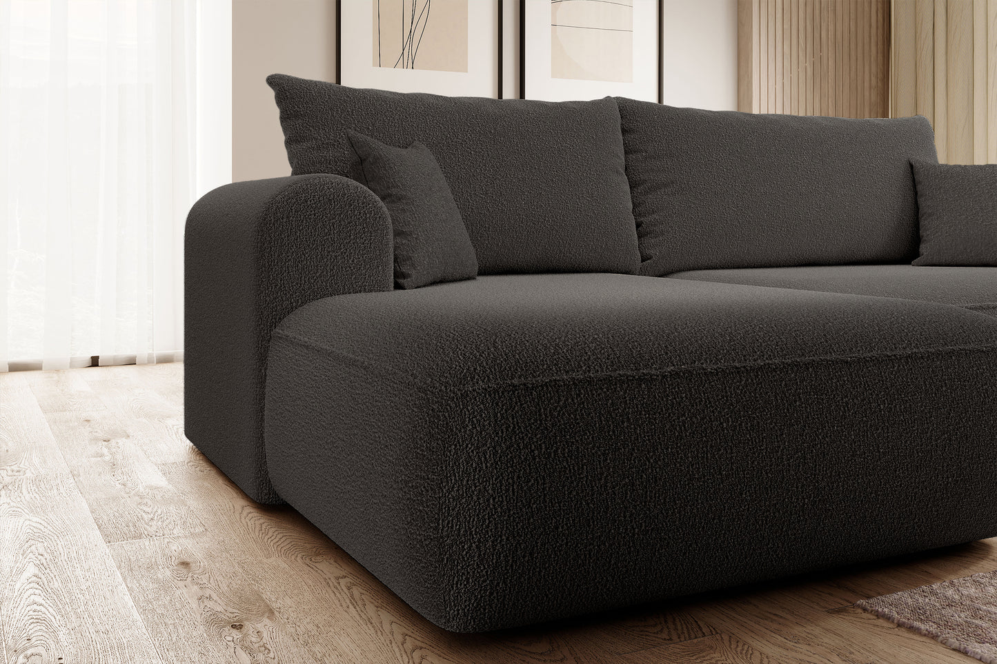 Dīvāns Ovors 260/93/165 cm Abriamo 8 - N1 Home