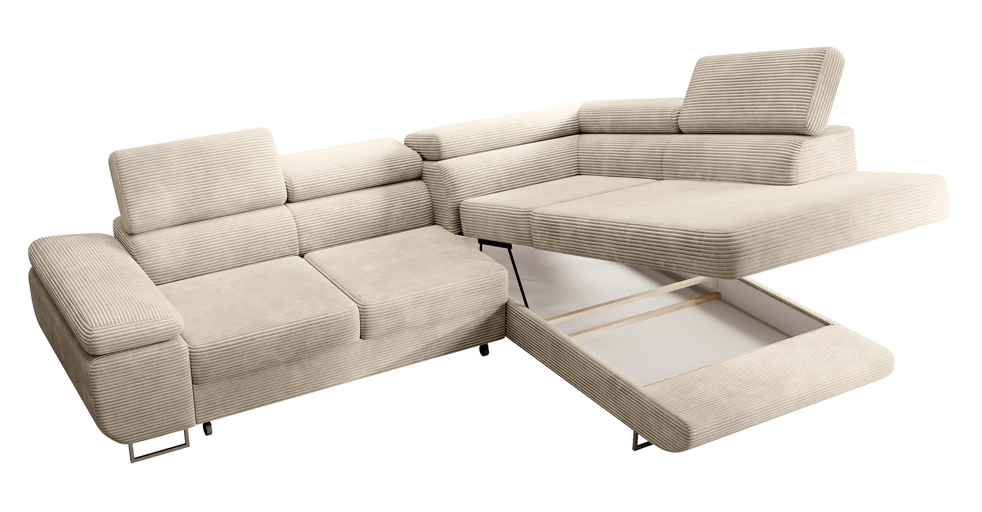 Dīvāns Steva 90/275/203 cm Poso 105 - N1 Home