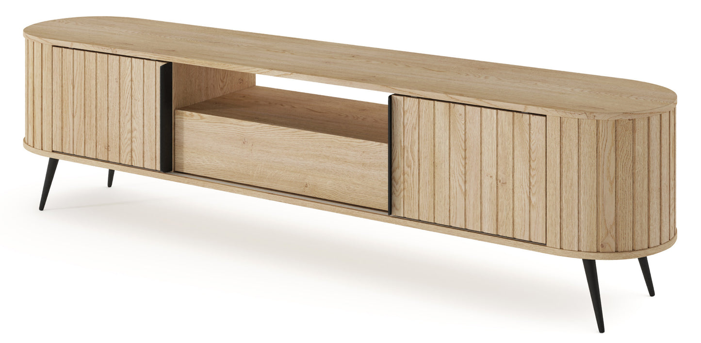 TV skapis Lavas 51/196/40 cm Kremonas ozols