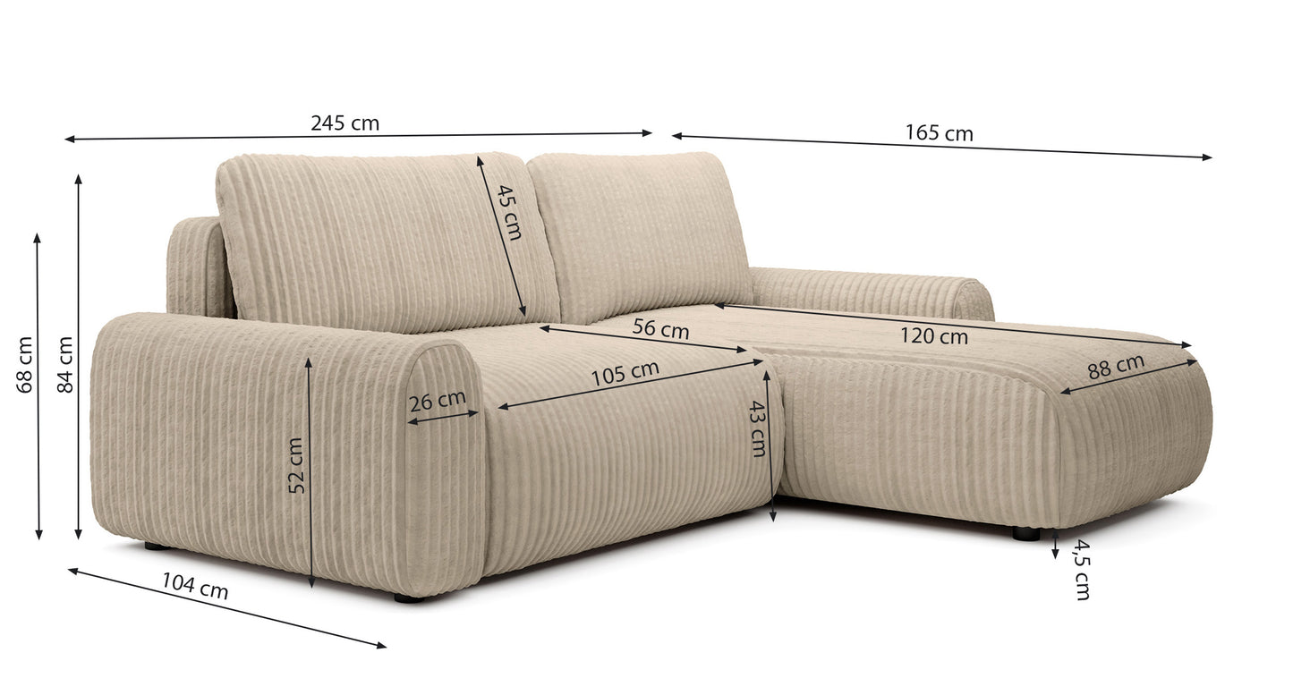 Dīvāns Lela 84/245/165 cm Ambience 19