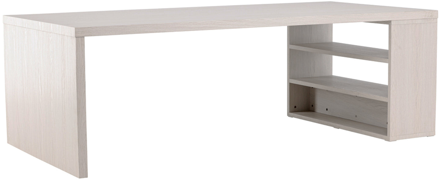 Galds Solif 75/230/110 cm balts ozols - N1 Home