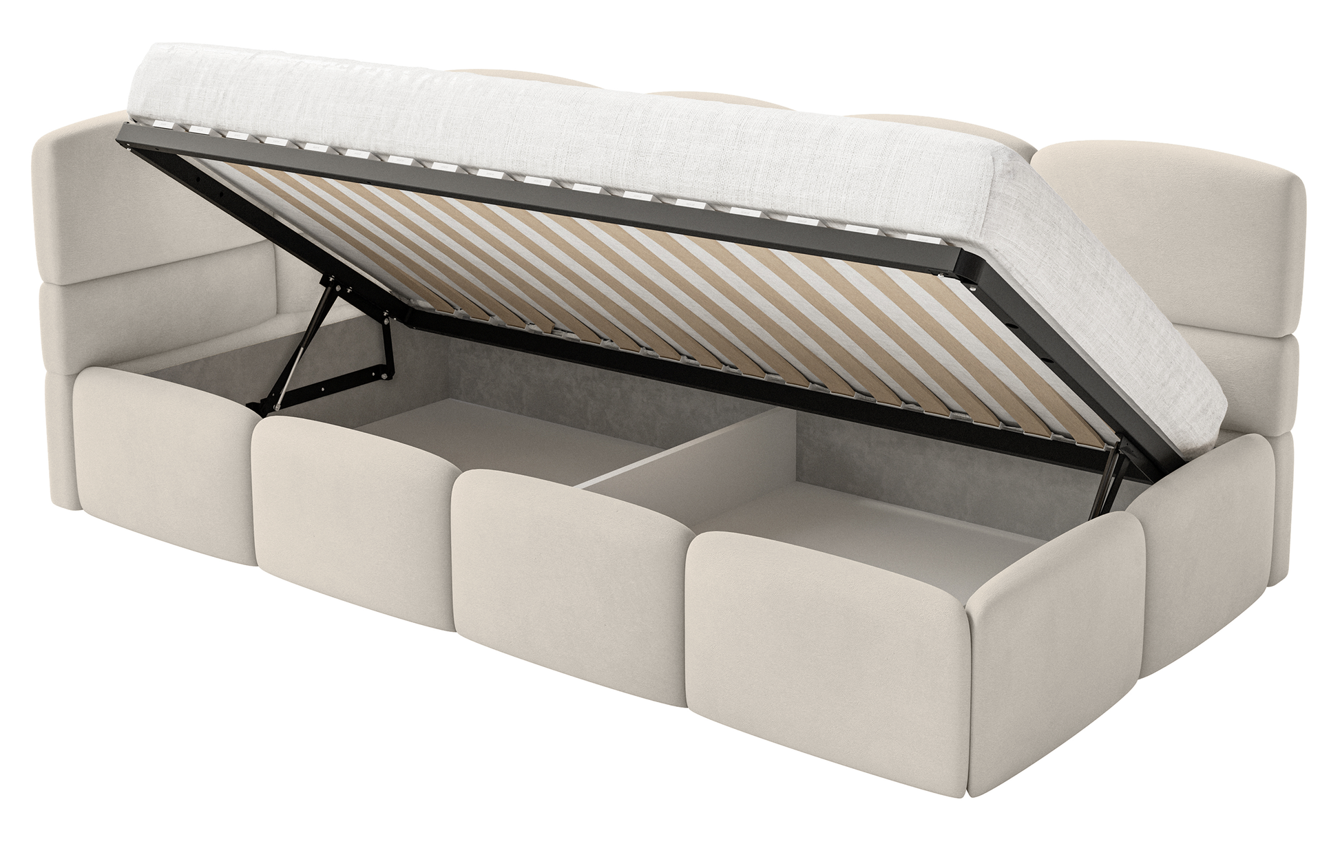 Gulra ar matraci Clod 220/88/110 cm Piano 02 - N1 Home