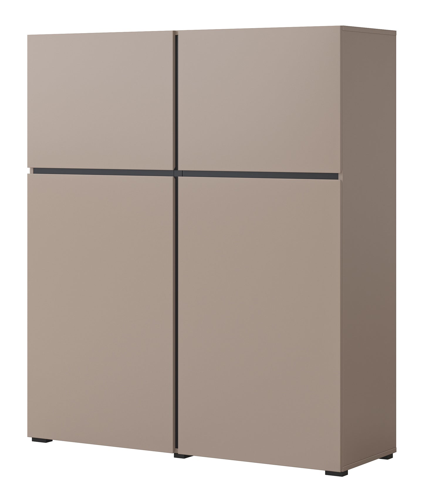 Kumode Kruzat 119/139/40 cm bēšs