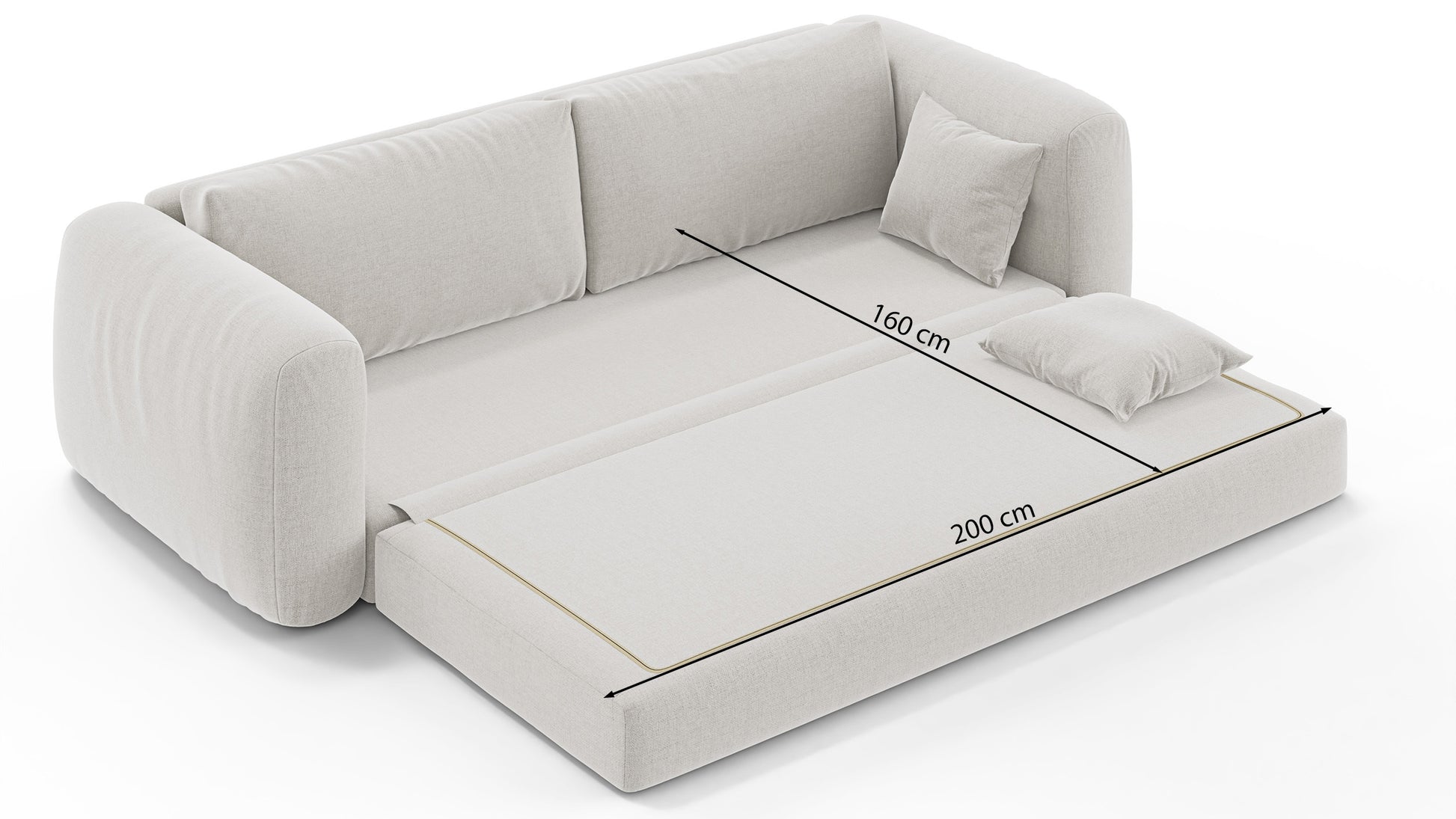 Dīvāns Velero 42/200/80 cm Verita 03 - N1 Home