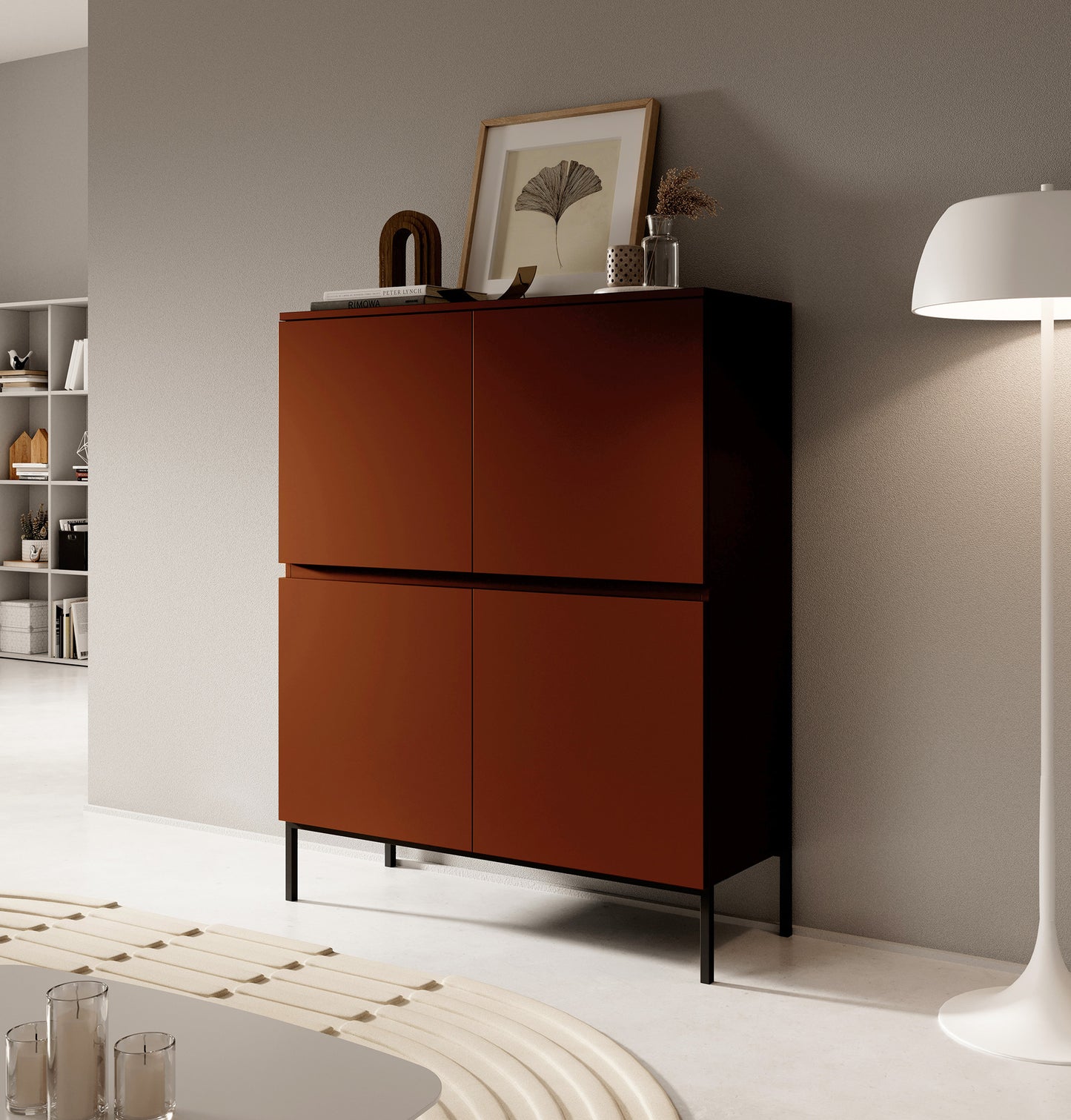 Kumode Bommo 100/122/35 cm terrakota