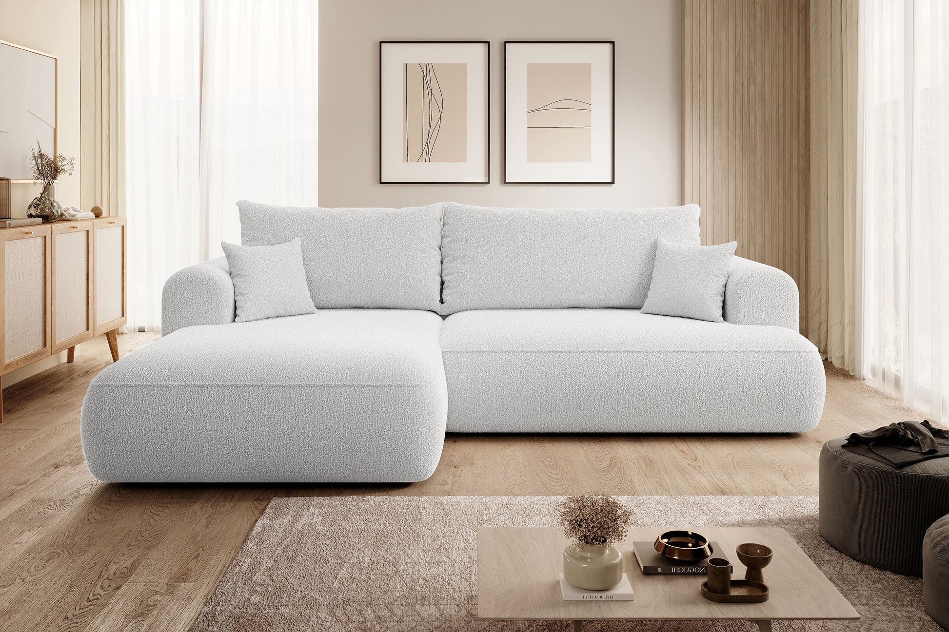 Dīvāns Ovors 260/93/165 cm Abriamo 5 - N1 Home