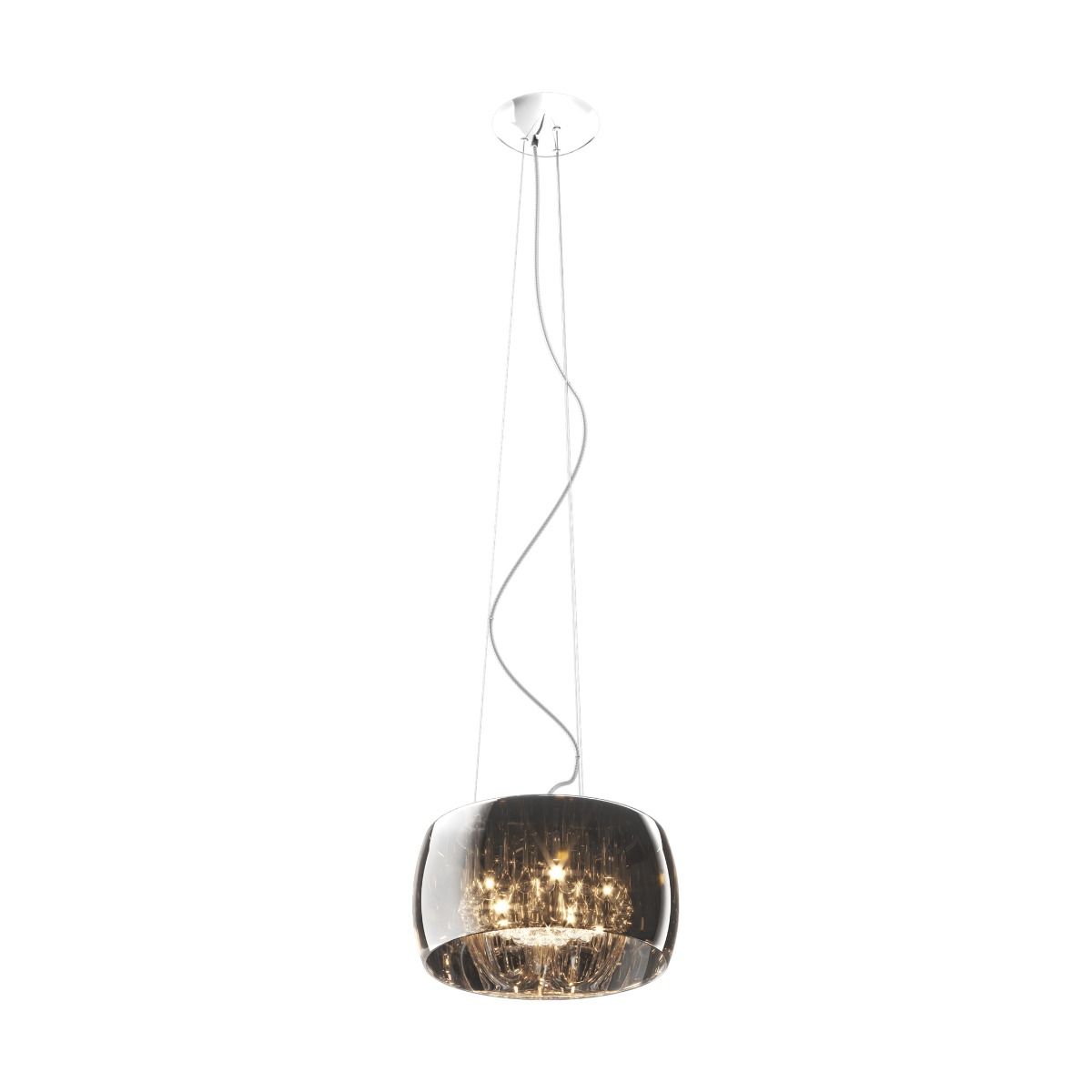 Piekaramā lampa Kristāla 145/50 cm hroms