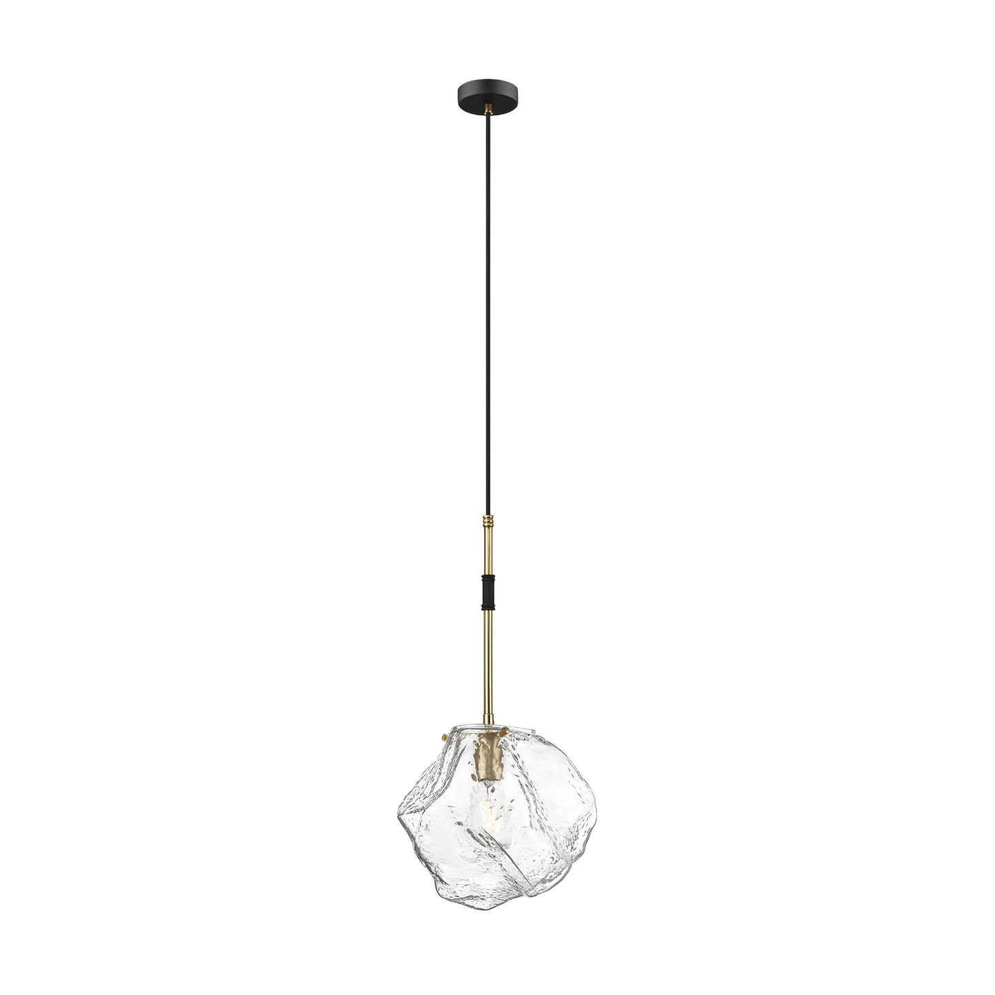 Piekaramā lampa Rocka 63/30/26 cm melns/zelts