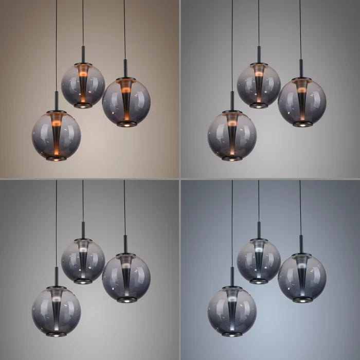 Piekaramā lampa PURE E-Infinity 50/240/50 cm pelēks