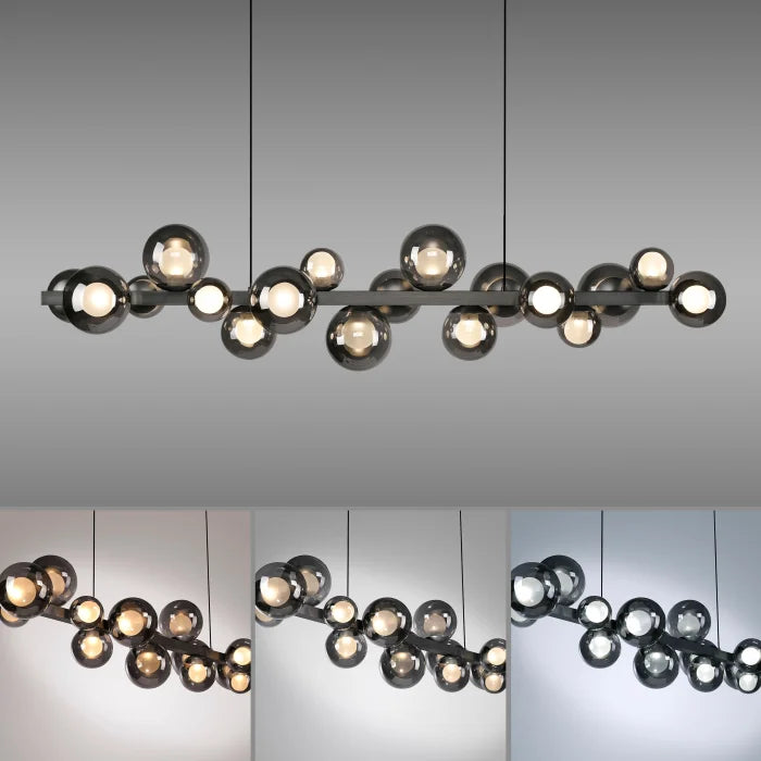 Piekaramā lampa PURE E-Popup 29/240/120 cm pelēks