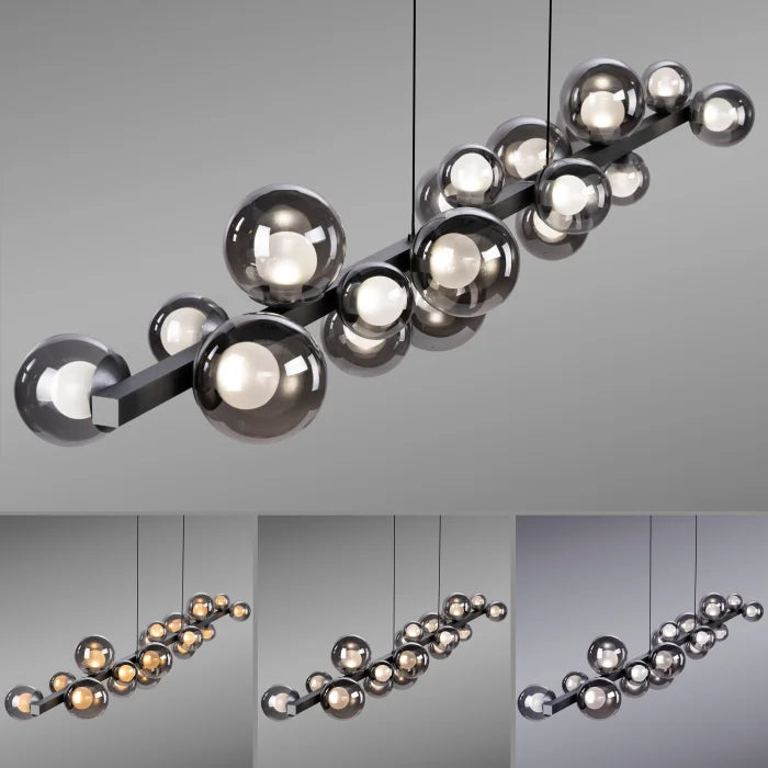 Piekaramā lampa PURE E-Popup 29/240/180 cm pelēks