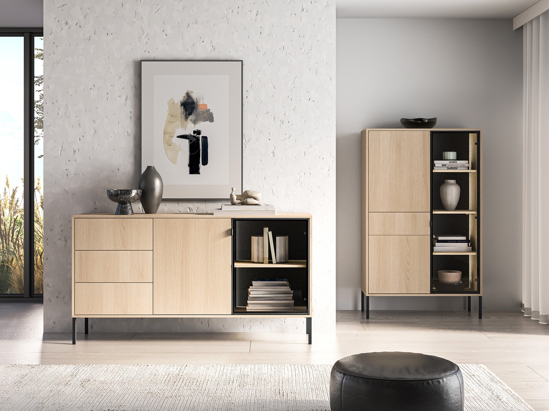 Kumode Baree 160/86/40 cm Lindberg ozols - N1 Home