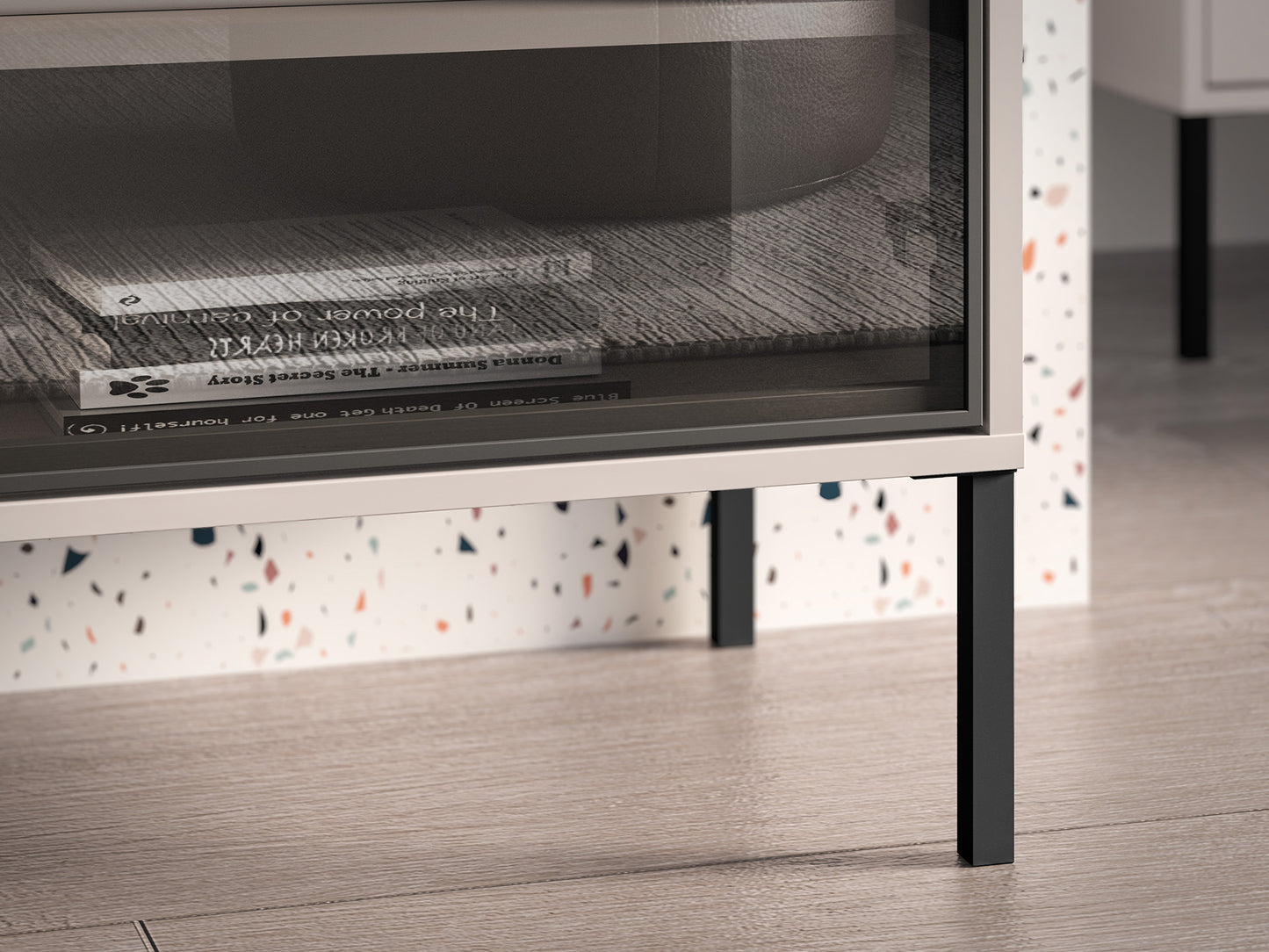 TV skapis Baree 160/59/40 cm kašmirs