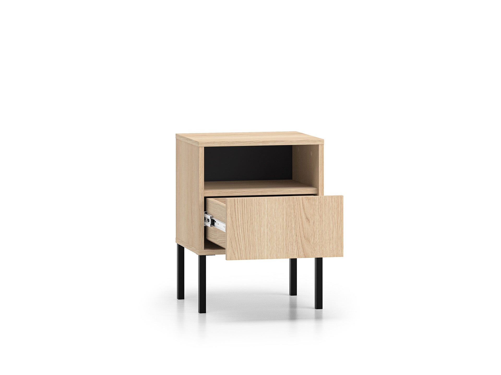 Naktsskapis Baree 40/53/34 cm Lindberg ozols - N1 Home