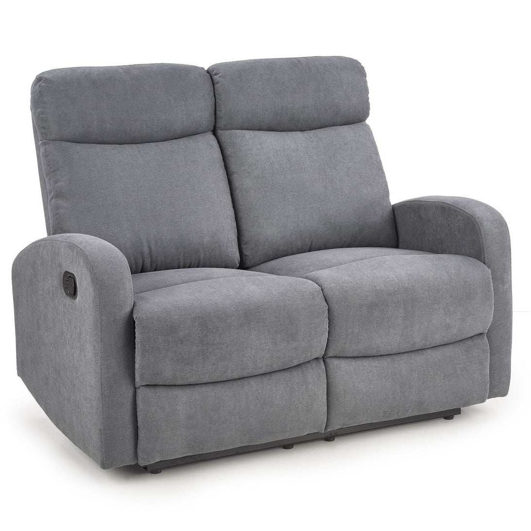 Dīvāns Osals 128/95-158/100-79/49 cm pelēks - N1 Home