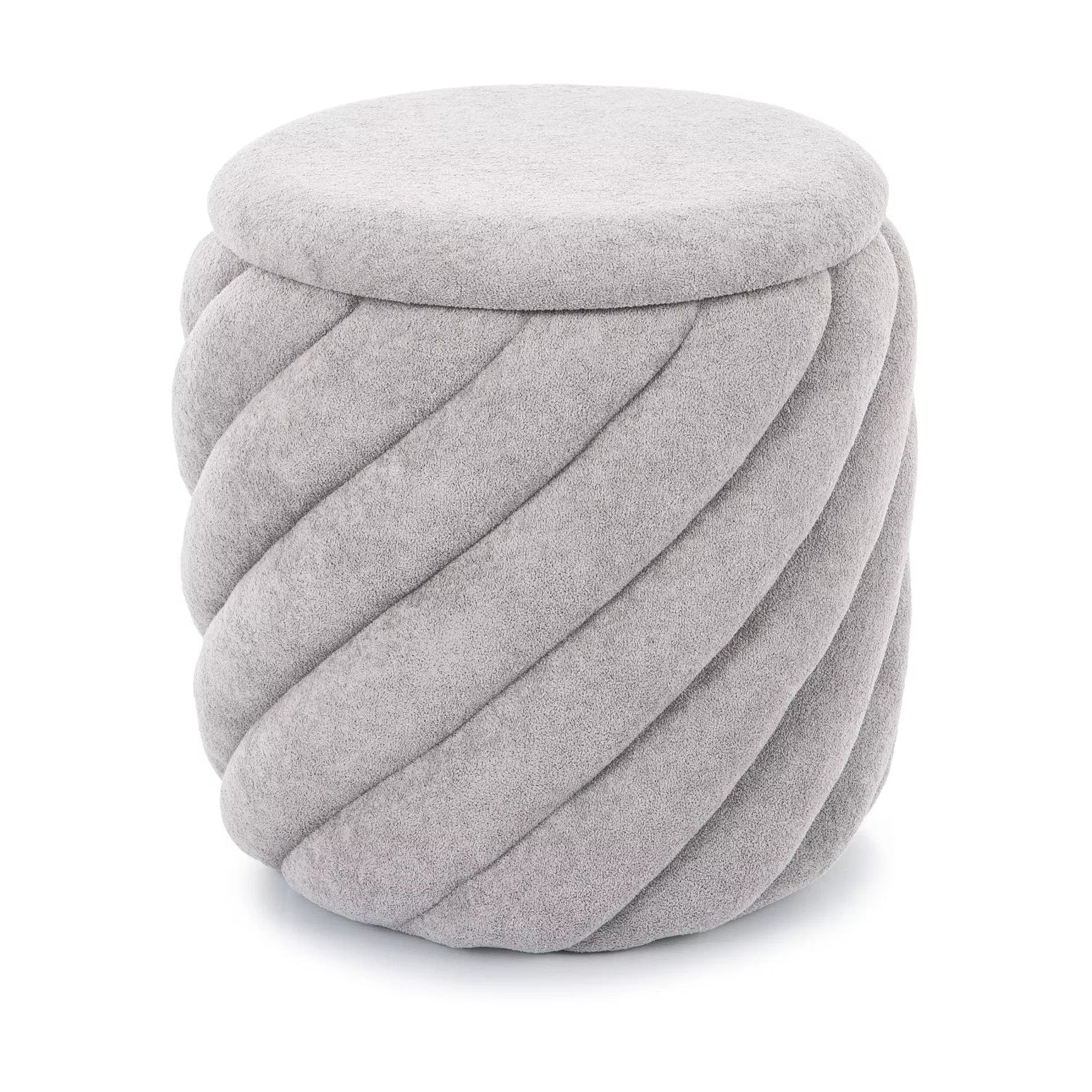 Pufs Pelar 42/41 cm gaiši pelēks - N1 Home