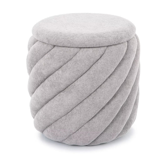 Pufs Pelar 42/41 cm gaiši pelēks - N1 Home