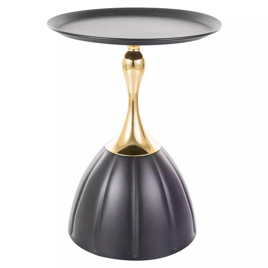 Kafijas galds Pias 50/38 cm melns/zelts - N1 Home