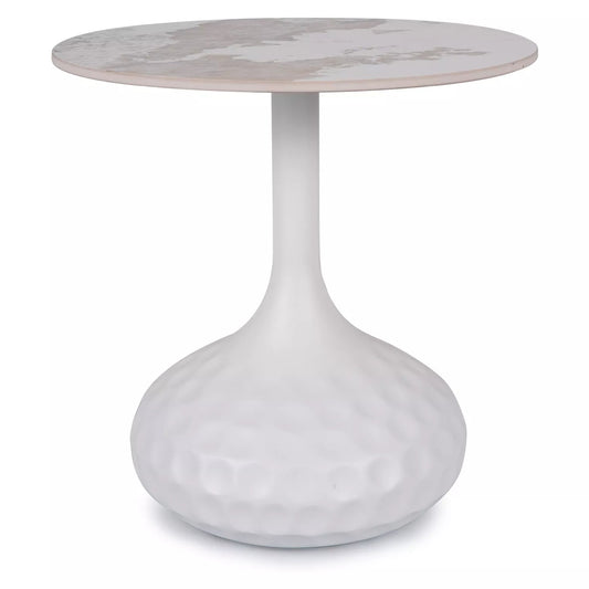 Kafijas galdiņš Sola 50/49 cm balts - N1 Home