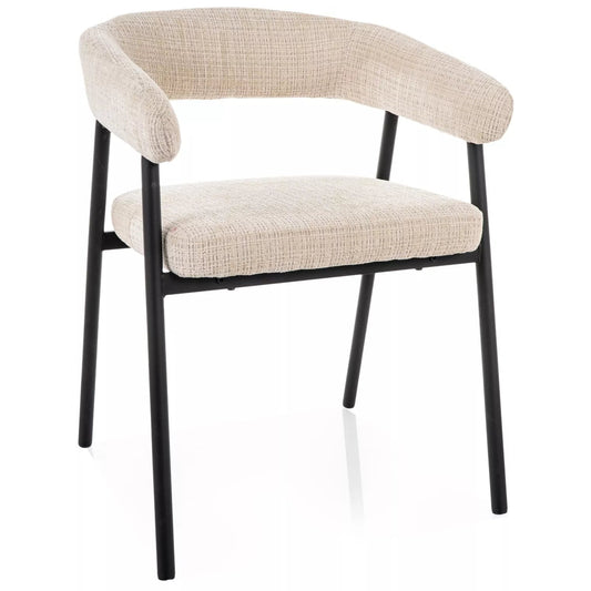 Krēsls Katas 75/57/49 cm bēšs/melns