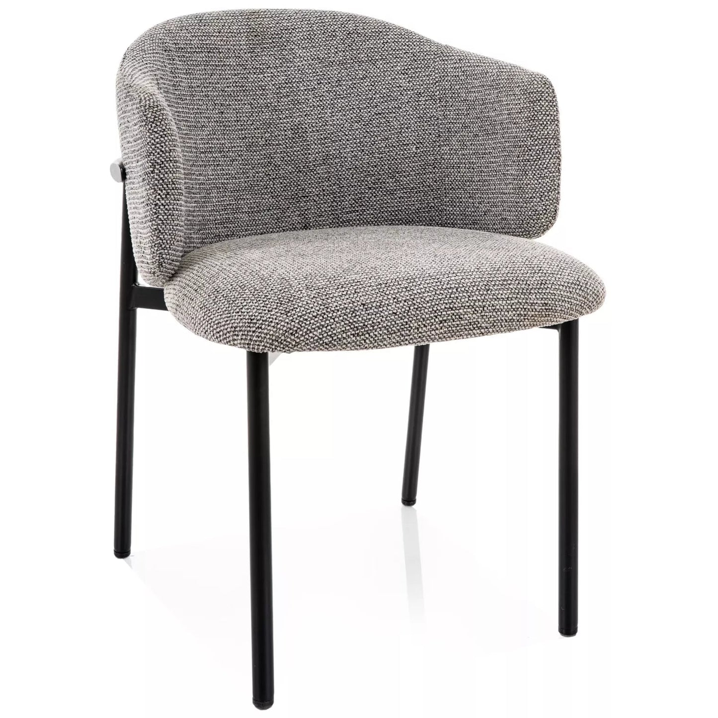 Krēsls Osara 77/54/50 cm pelēks/melns