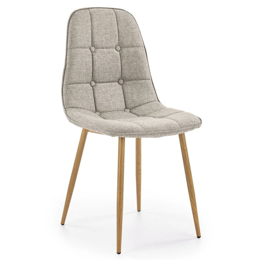 Krēsls Pruda 44/56/87/48 cm bēšs/medus ozols - N1 Home