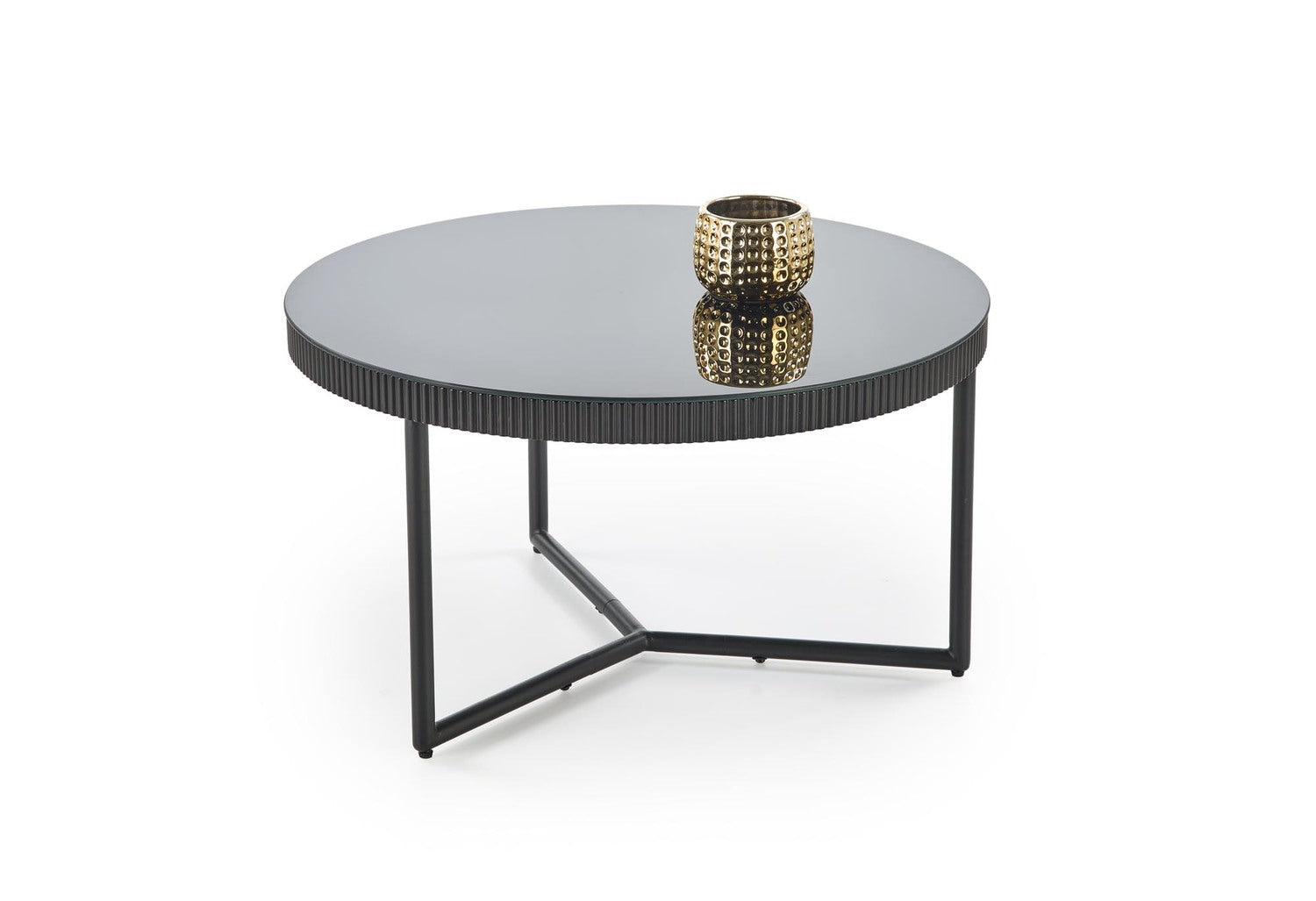 Kafijas galds Kosmo 80/45; 60/30 cm melns - N1 Home