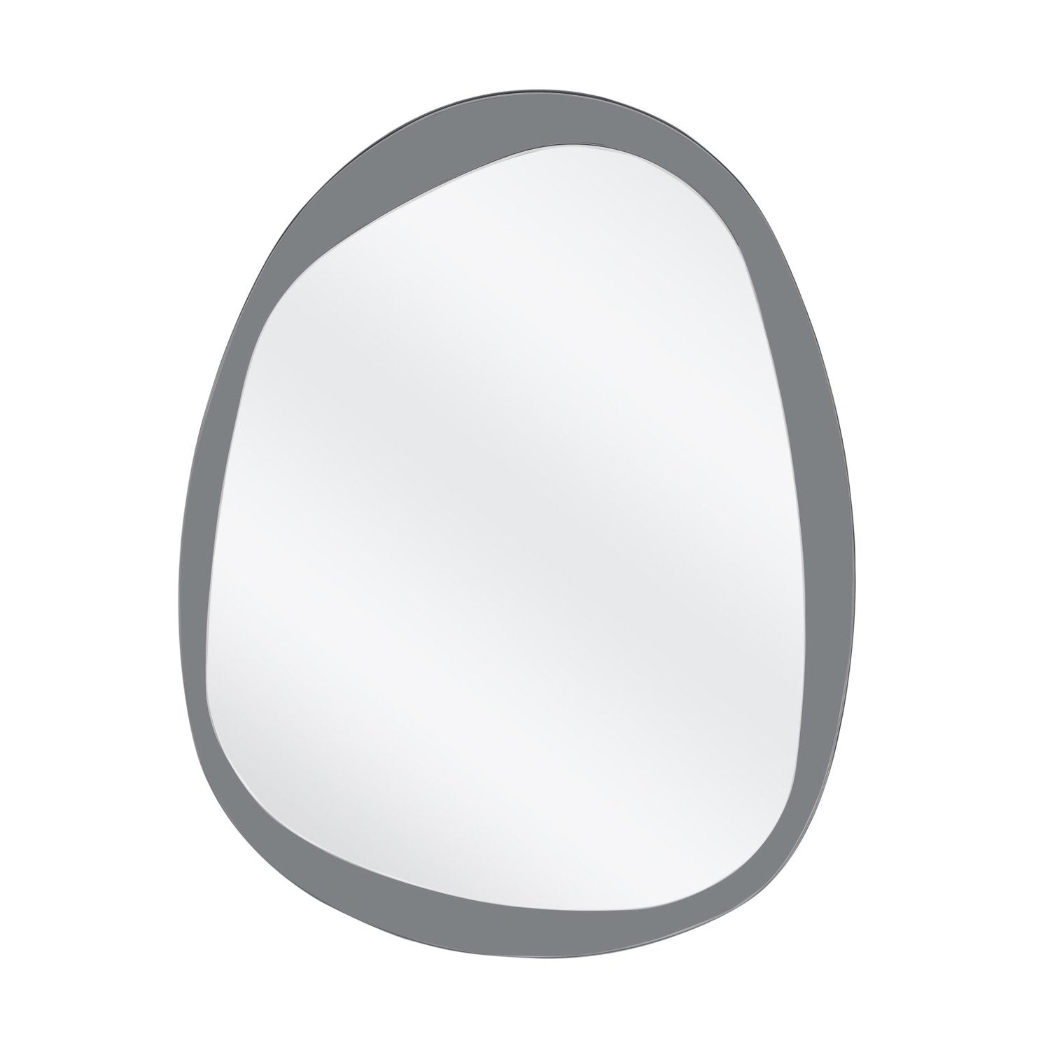 Spogulis Plase 80/60/2,5 cm sudrabaina - N1 Home