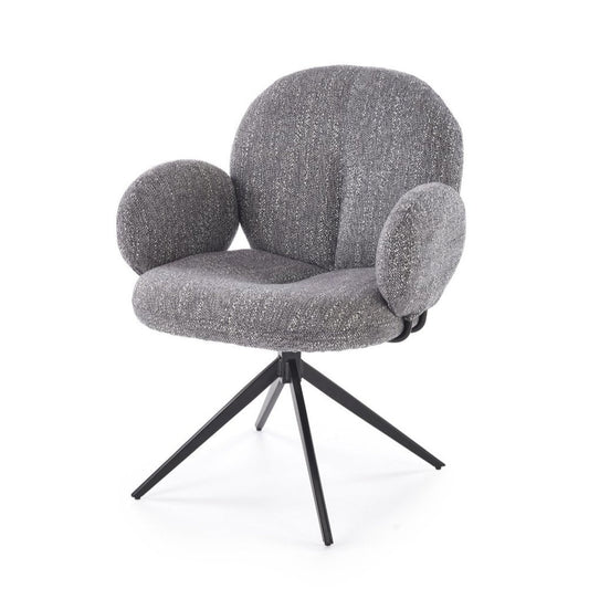 Krēsls Bloom 65/64/82/47 cm pelēks - N1 Home