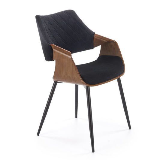 Krēsls Gora  56/55/83/47 cm valrieksts/melns - N1 Home