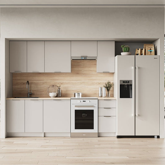 Virtuves komplekts Barsa 240/72/60 cm Sonoma ozols/kašmirs