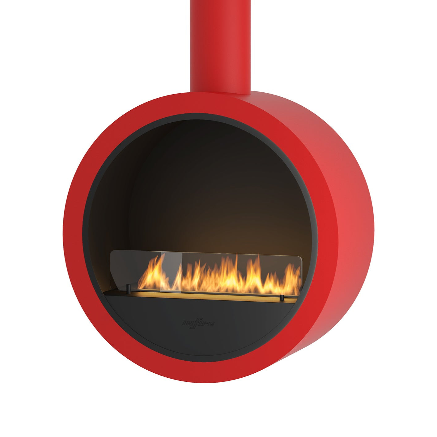 Biokamīns Incyrk 70/35/150 cm sarkans - N1 Home