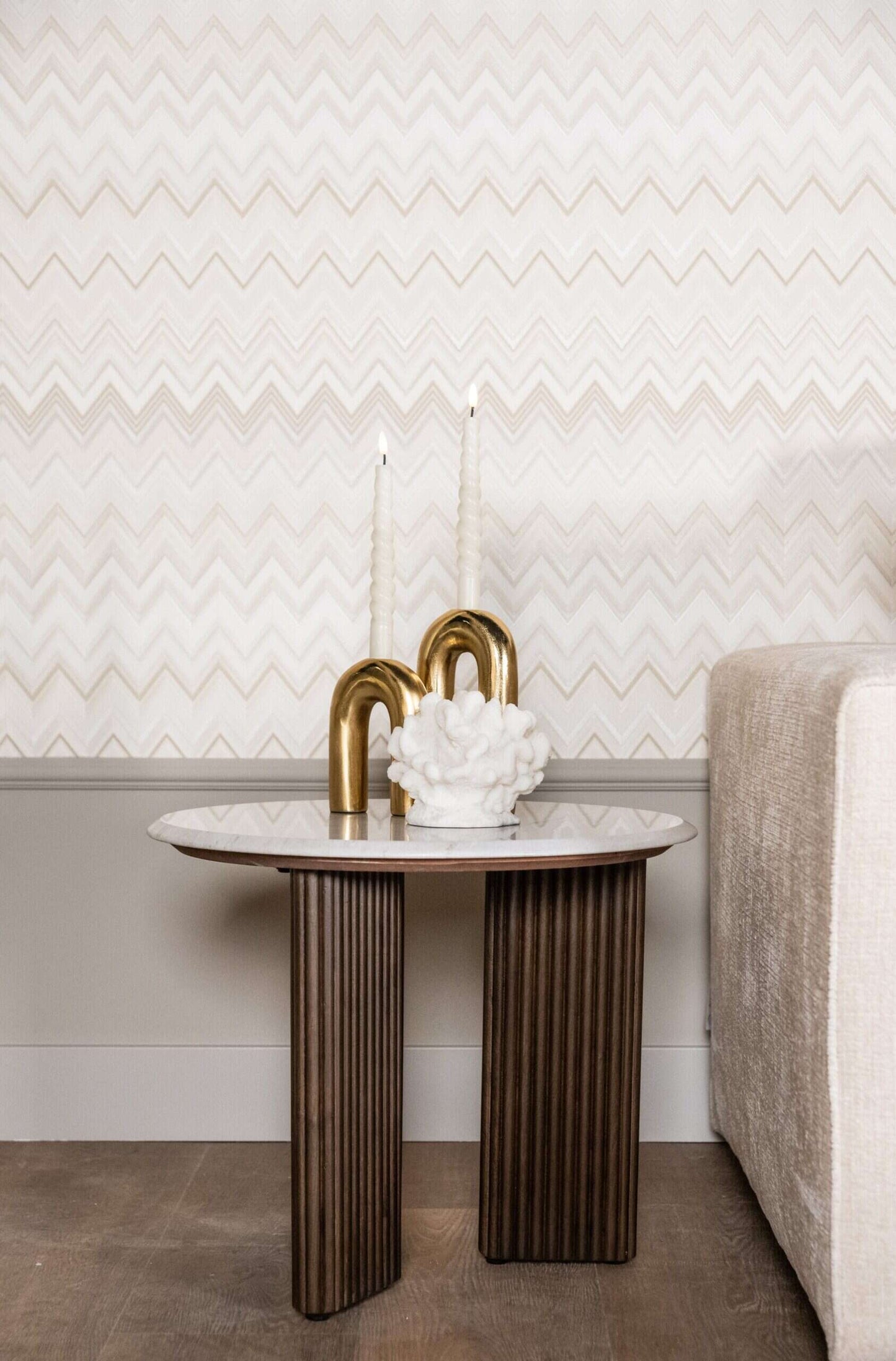 Kafijas galds Mayfield Richmond Interiors 55/46/55 cm brūns