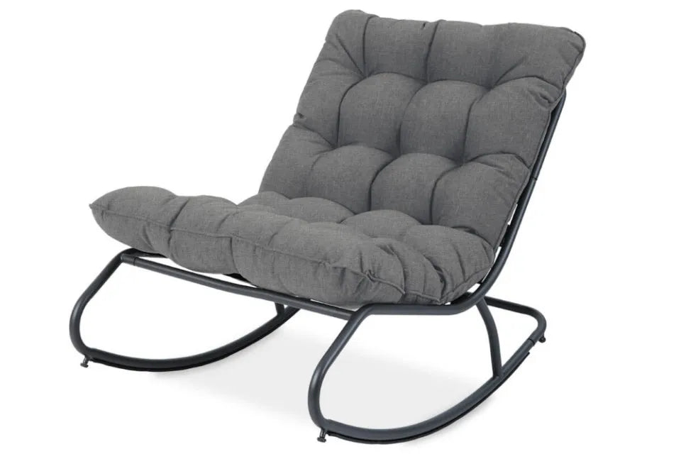 Šūpuļkrēsls Aga 71/115/73 cm  tumši pelēks - N1 Home