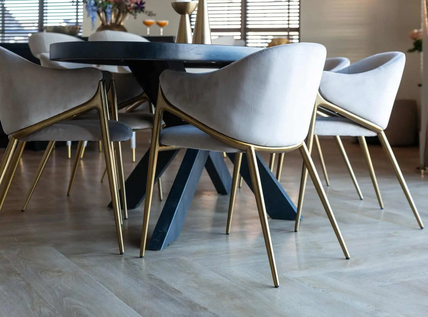 Krēsls Gwen Richmond Interiors 79,5/54/57,5 cm quartz anthracite - N1 Home