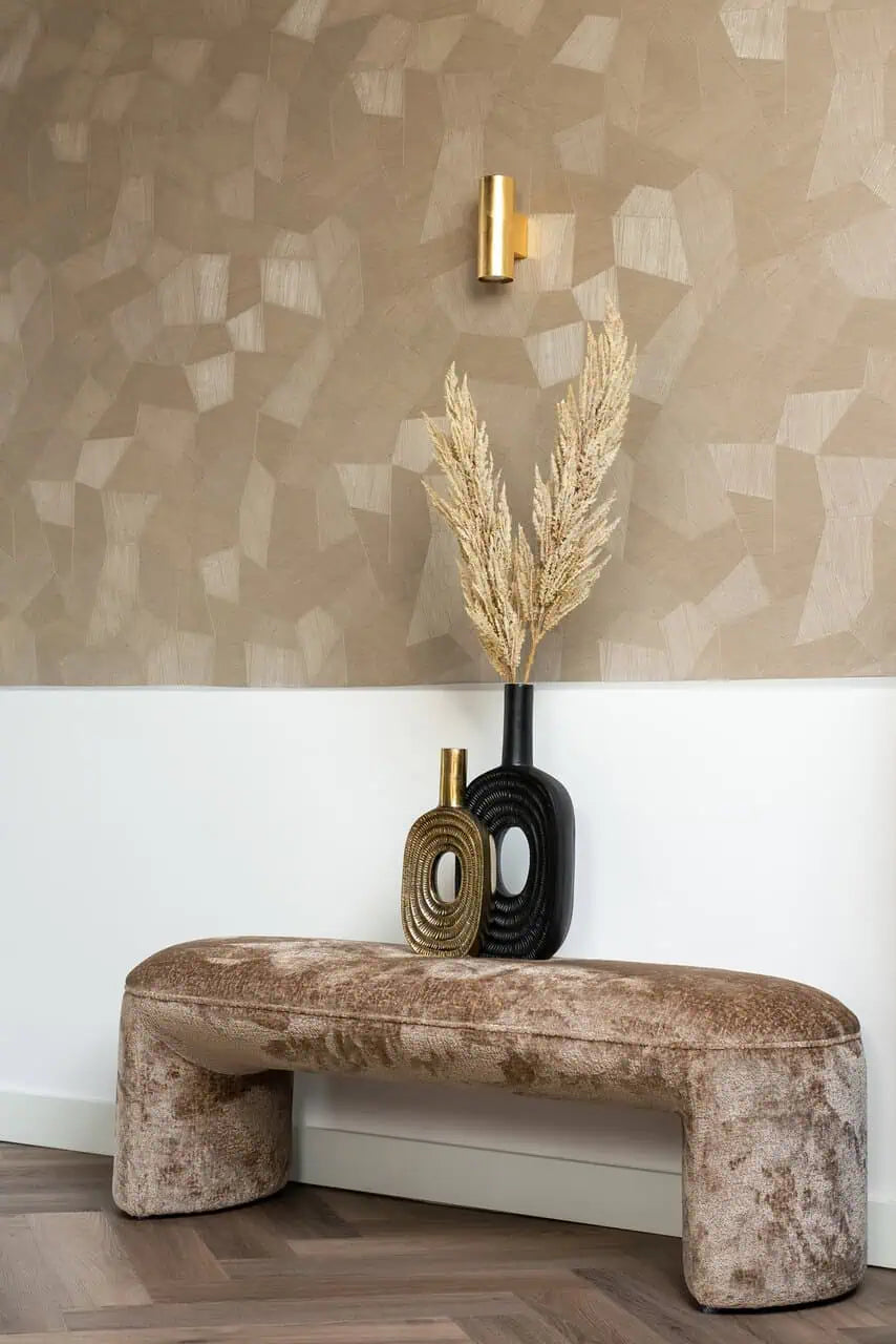 Vāze Richmond Interiors Emar small 31/14/5 cm zelts - N1 Home