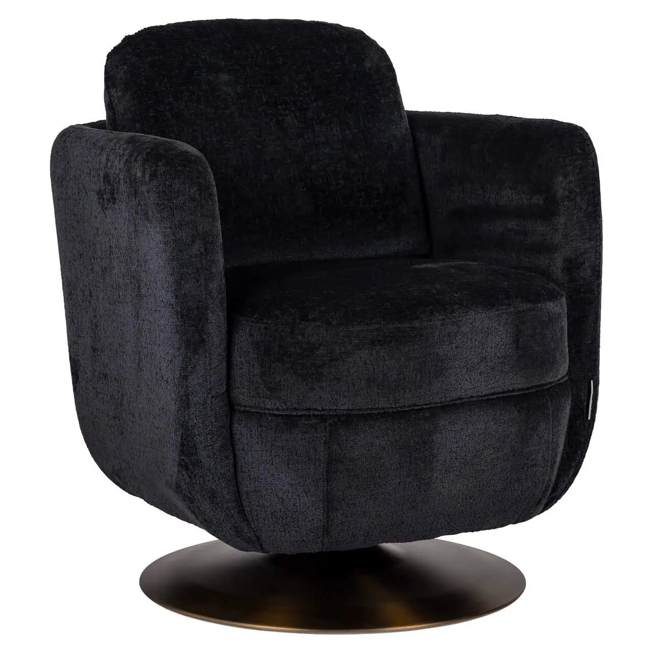 Krēsls Turner Richmond Interiors 87/72/77 cm black chenille - N1 Home
