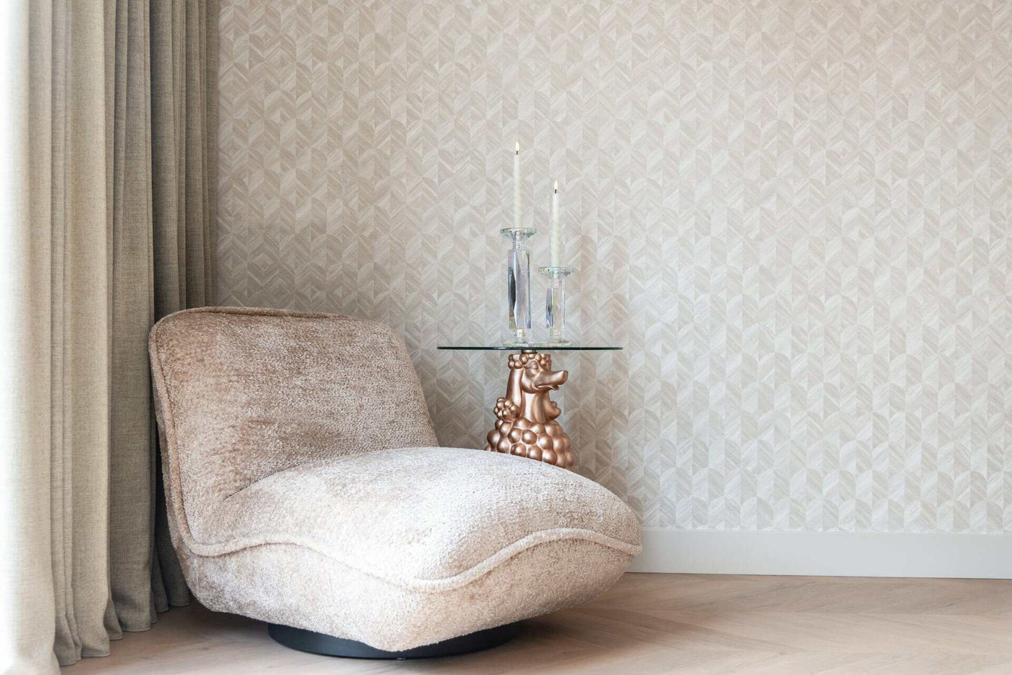 Kafijas galds Poodle Richmond Interiors 48/64/48 cm zelts