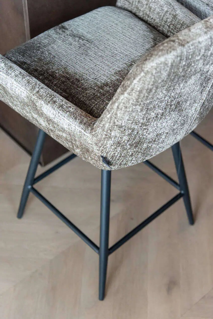 Bāra krēsls Linsey (Set of 2) Richmond Interiors 91/54/53 cm niagara beige - N1 Home